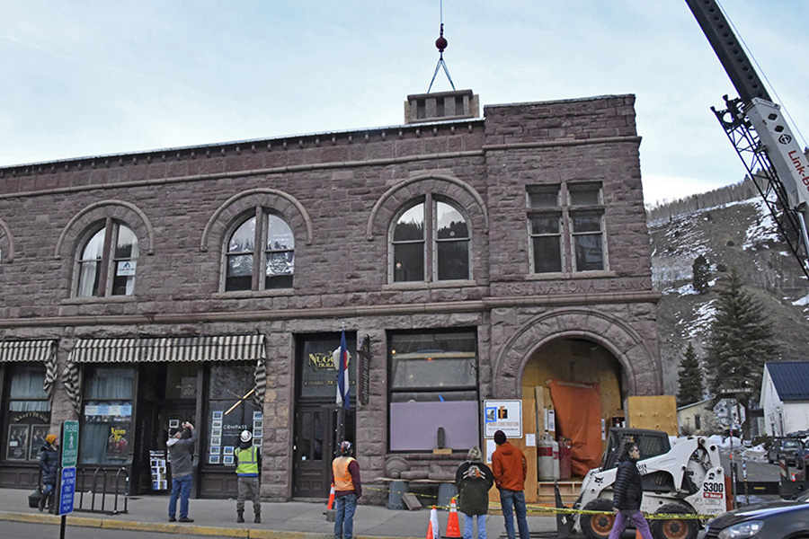 Historic Nugget Building Renovation Underway